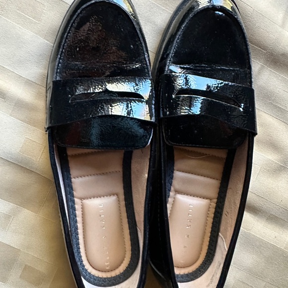 Ladies Black Patent Leather Loafers by Kelly & Katie Size 6‎ - Picture 11 of 11